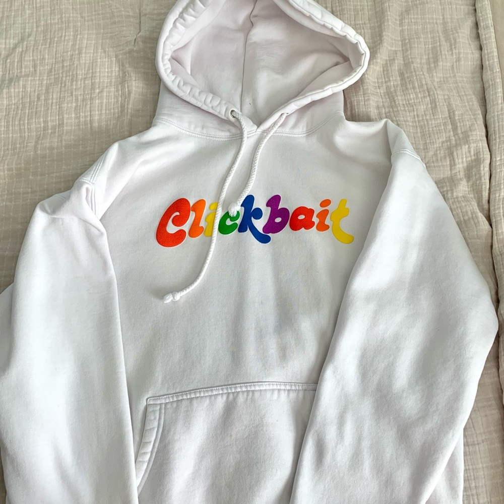 CLICKBAIT RAINBOW HOODIE